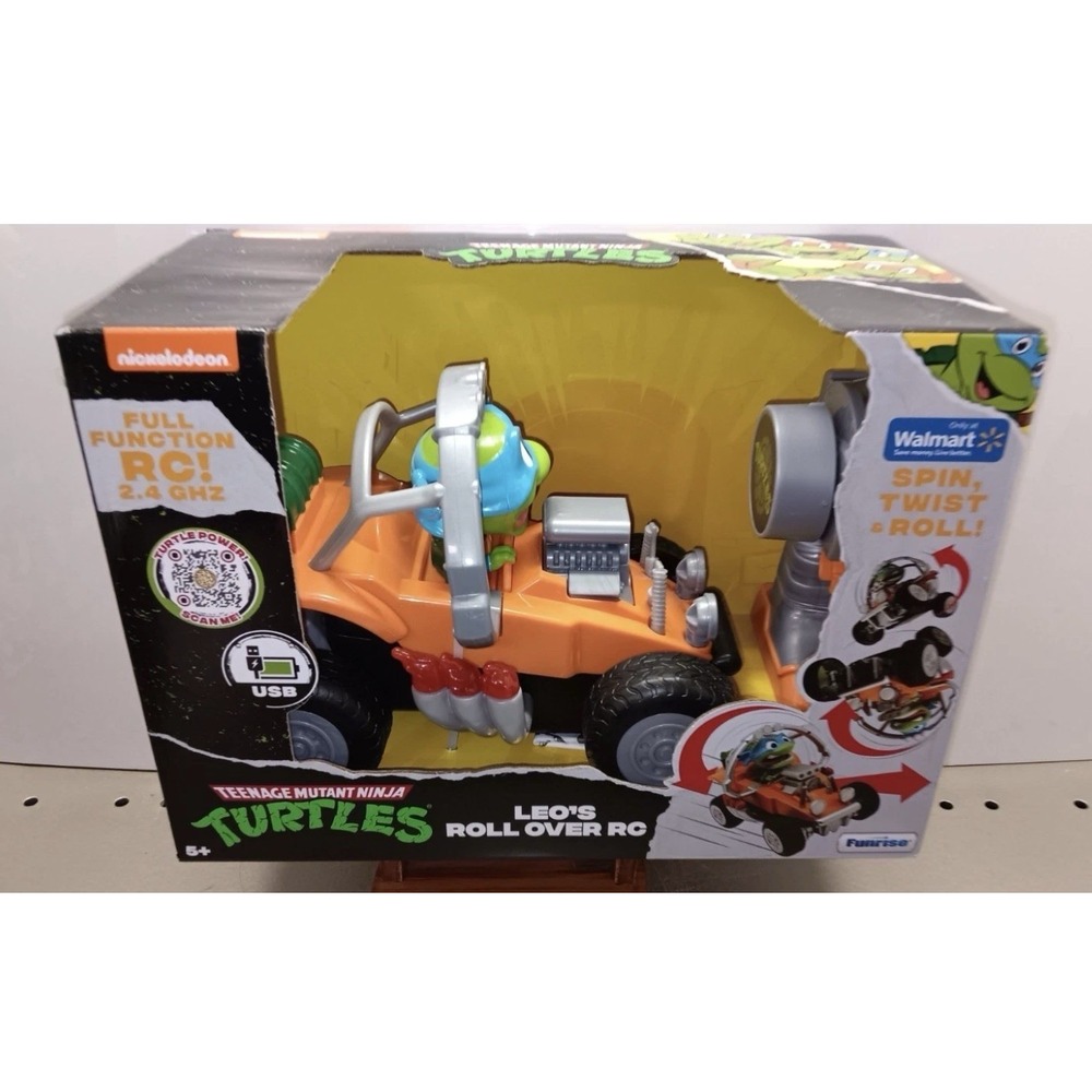 Teenage Mutant Ninja Turtles Remote Control Car Leo's Roll Over RC Rechargeable